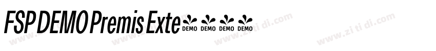 FSP DEMO Premis Exte字体转换